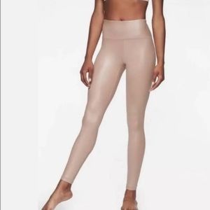 Athleta Elation Shimmer Pink Tight Legging - Size M